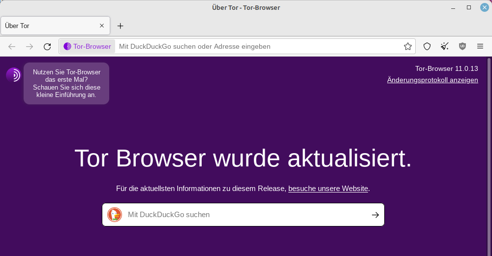 Tor Browser 11.0.13 ist verfügbar – erste Version mit Stau-Kontrolle