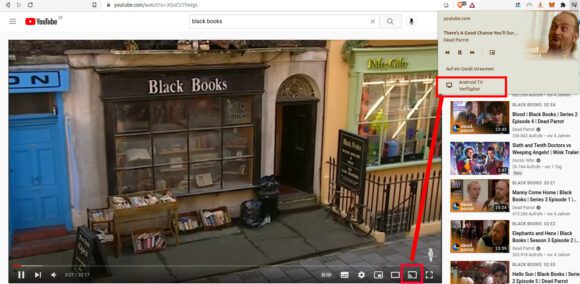 Unter Linux YouTube direkt via Browser zu Chromecast streamen