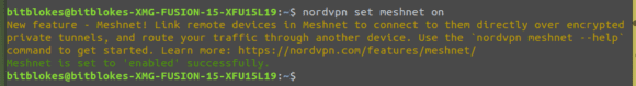 Meshnet unter Linux aktivieren