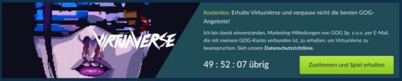 VirtuaVerse für begrenzte Zeit gratis