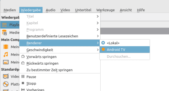 VLC – mit Linux zu Chromecast streamen – einfachste Option