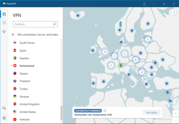 VPN Schweiz – teste NordVPN 30 Tage