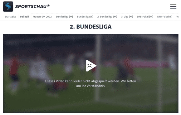 Du willst die Sportschau im Ausland schauen? Ohne VPN funktioniert das nicht!