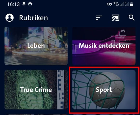 ARD Audiothek unter Android