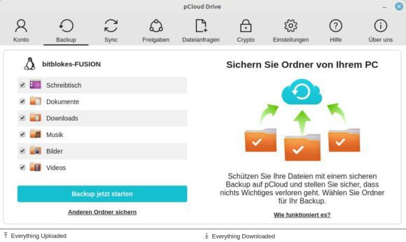 Mit pCloud alle persönlichen Daten sichern