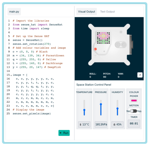 Neuer Online-Code-Editor (Quelle: raspberrypi.org)