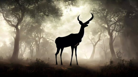 Antilope im Wald