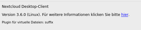 Nextcloud Desktop Client 3.6.0