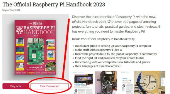 Raspberry-Pi-Handbuch 2023 also kostenloses PDF