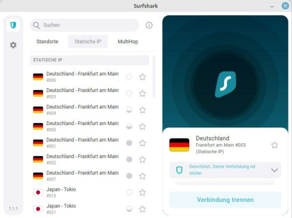 Statische IP bei Surfshark – gut für Biathlon online streamen