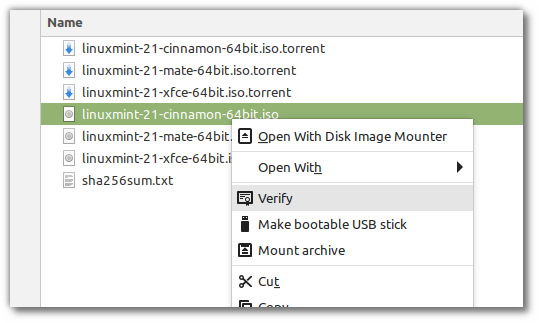 ISO-Dateien einfacher verifizieren (Quelle: linuxmint.com)