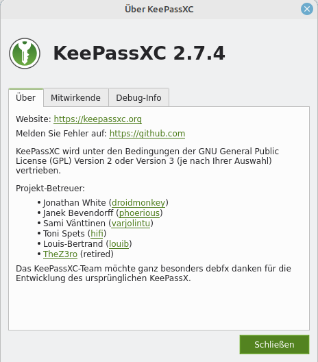 KeePassXC 2.7.4 ist veröffentlicht