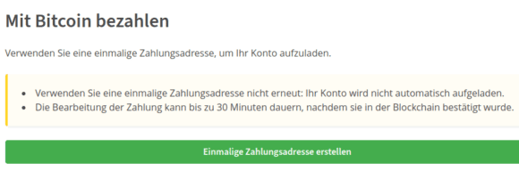 Mullvad mit Bitcoin zahlen