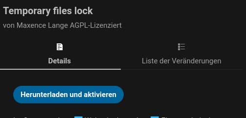 Temporary Files Lock