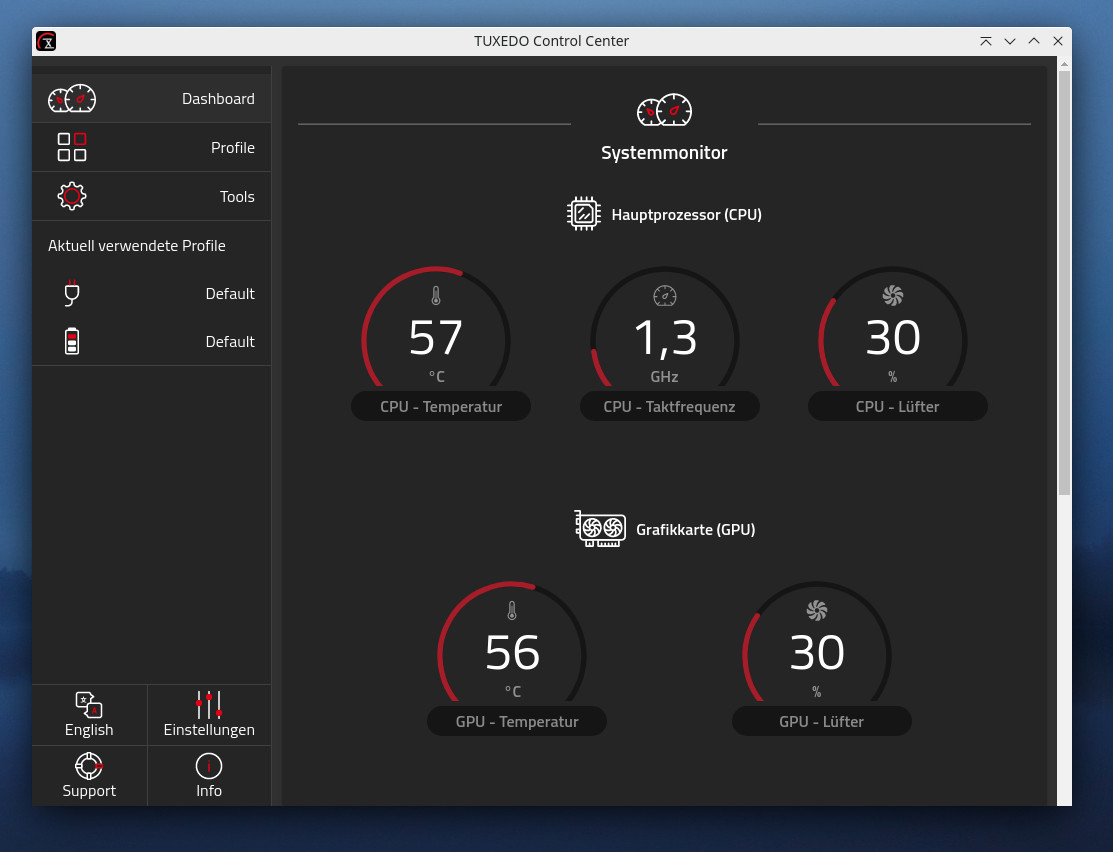 Tuxedo OS 1 mit einer ISODatei kurzer Test mit vielen Bildern