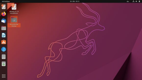 Support für Ubuntu 22.10 Kinetic Kudu läuft aus