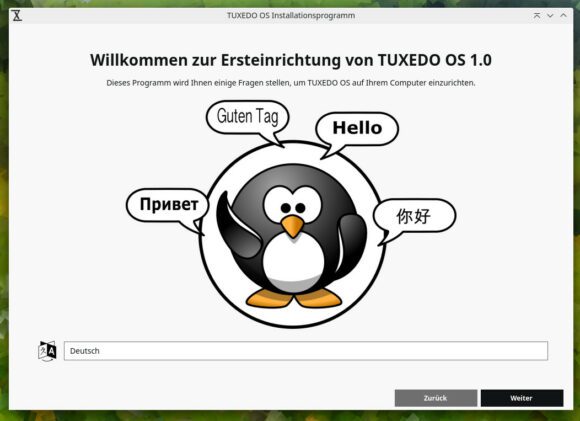 Willkommen bei Tuxedo OS 1