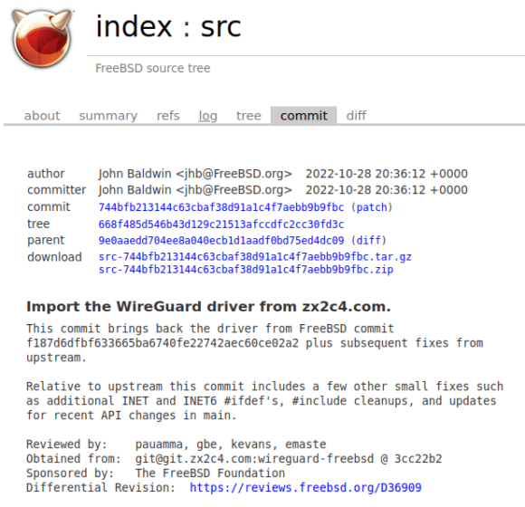 FreeBSD-Kernel bald wieder mit WireGuard-Unterstützung