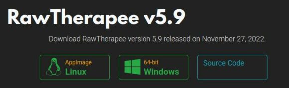 RawTherapee 5.9 ist verfügbar