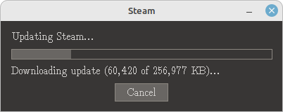 Update für Steam wird automatisch eingespielt
