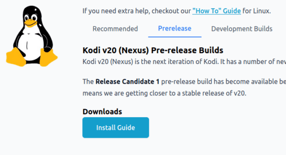 Kodi 20 Nexus RC1 ist verfügbar