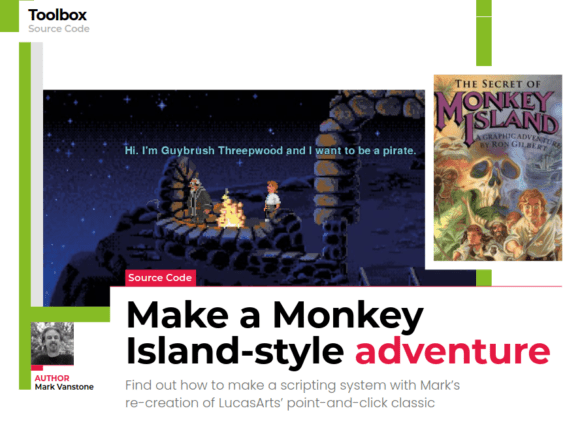 Ein Spiel wie Monkey Island selbst programmieren – im Wireframe 69