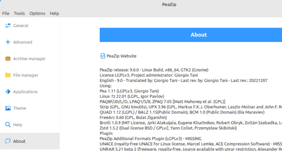 PeaZip 9.0 ist ab sofort verfügbar – auch für Linux