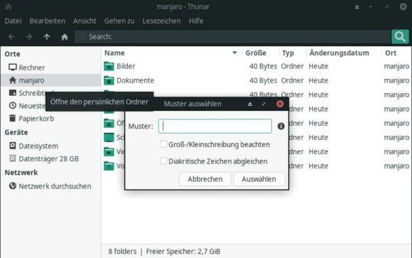 Dateimanager Thunar
