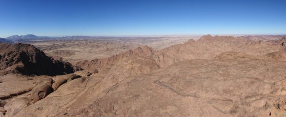 An gewissen Punkten hat man einen irren Ausblick …