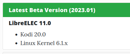 LibreELEC 11 Beta mit Kodi 20 Nexus