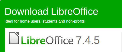 LibreOffice 7.4.5