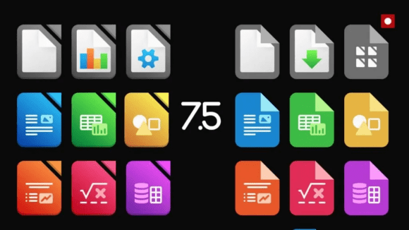 LibreOffice 7.5 Coomunity mit neuen Symbolen