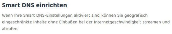 Smart DNS für Smart-TVs und Spielekonsolen einstellen