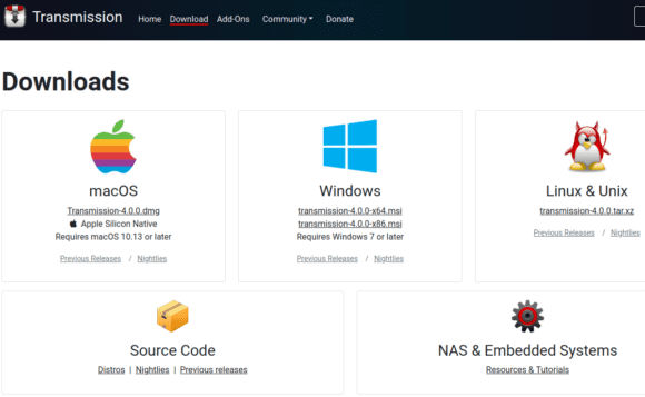 Transmission 4 Download