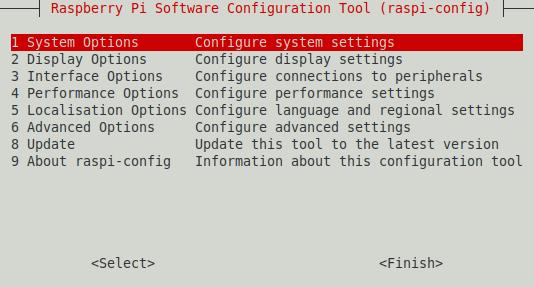 Mit raspi-config den Raspberry Pi konfigurieren