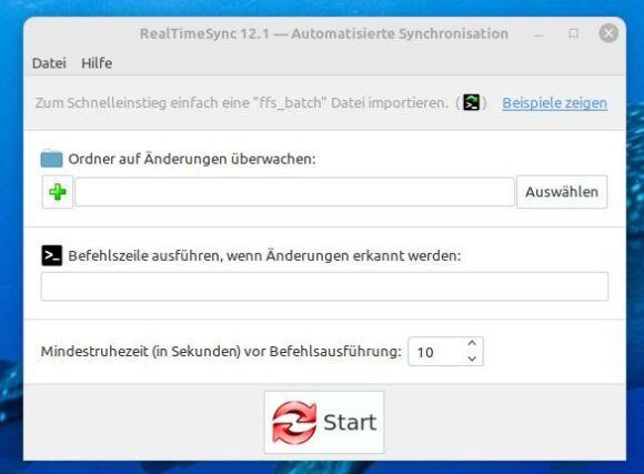 RealTimeSync – Ordner in Echtzeit auf Änderungen überwachen