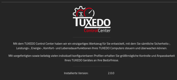 Tuxedo Control Center 2.0