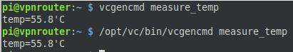 vcgencmd measure_temp