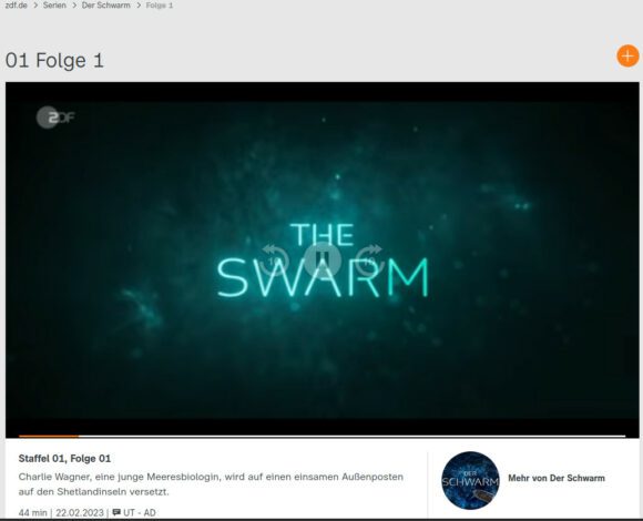 Der Schwarm – ZDF-Mediathek ohne Geoblocking