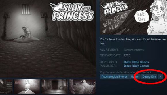 Slay the Princess – kostenloses Demo verfügbar