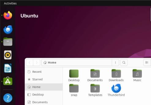 Das neue Thunderbird-Logo unter Ubuntu