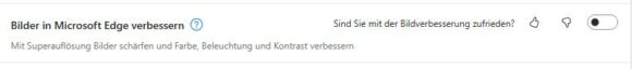 Bilder in Microsoft Edge verbessern?