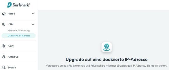Surfshark ab sofort mit dedizierter IP-Adresse