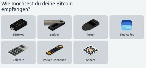 Bitcoin Wallet genauer spezifizieren