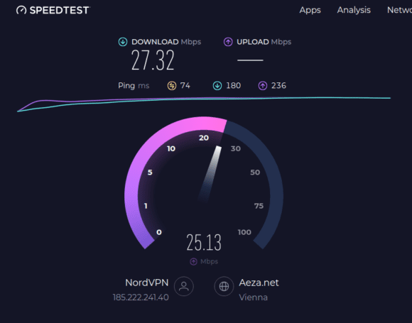 Mobiler VPN-Router – die OpenVPN-Angaben mit 28 MBit/s lassen sich belegen