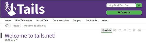 Tails.net ist die neue Domain ds Projekts