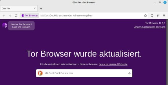 Tor Browser 12.5.1 ist verfügbar