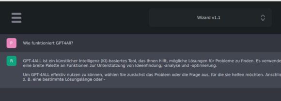 GPT4All – wie ChatGPT , nur offline