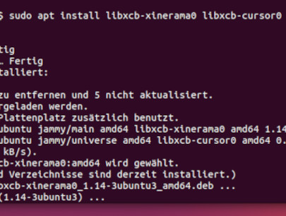 Abhängigkeiten unter Ubuntu installieren