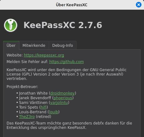 KeePassXC 2.7.6 ist veröffentlicht